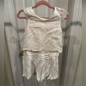 Laure de Sagazan x Jacadi White Romper for girls - size: 6 years